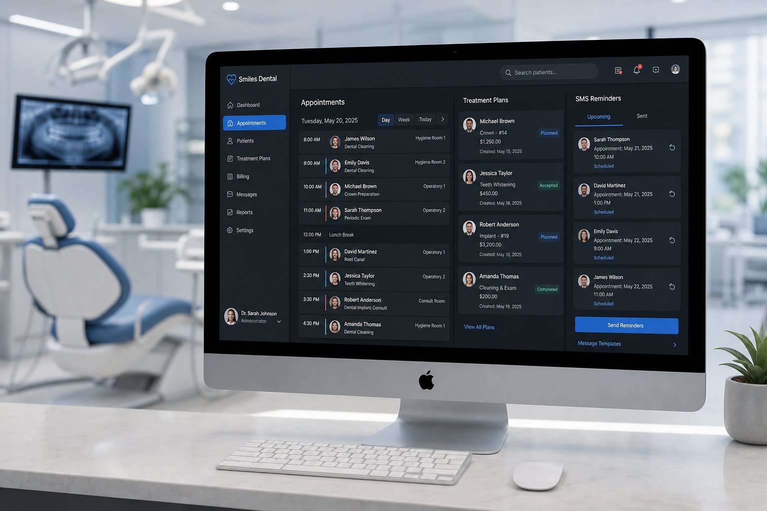 SmileOps: dental practice system