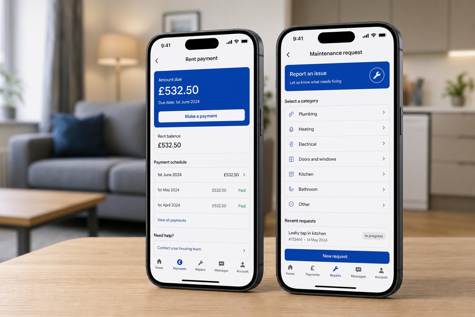 ResidentGo: tenant self-serve app